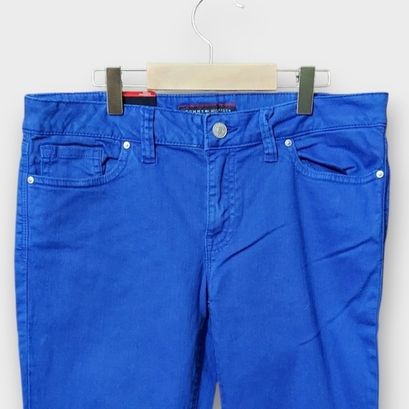 NWT Tommy Hilfiger Blue Twill Skinny Jeans ~sz 4 - Picture 3 of 6